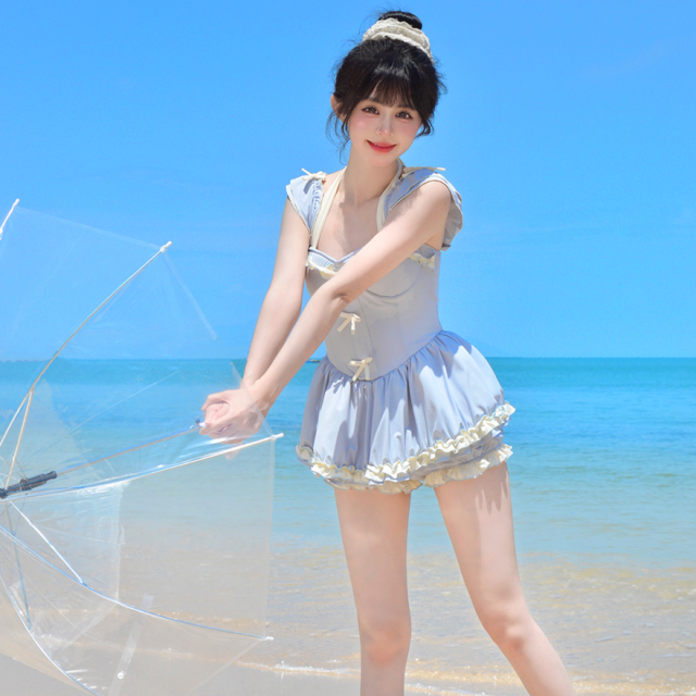 水着 レディース 体型カバー かわいい ワンピースタイプ アクア ブルー レースアップ 水着 レディース 体型カバー かわいい ワンピースタイプ アクア ブルー